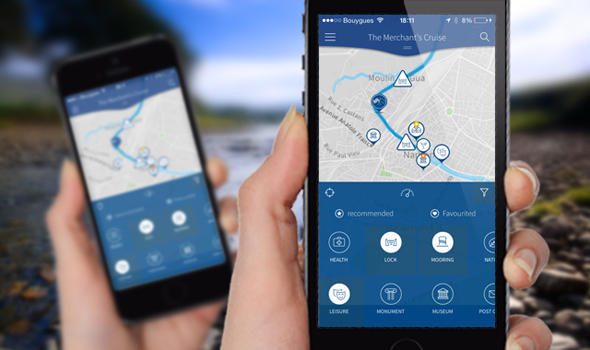 Mit der App lässt sich die Route vorab ideal von zu Hause aus planen
