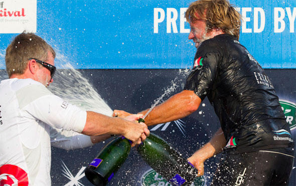 Champagner in Cardiff ¿ leider nicht für das Red-Bull-Team