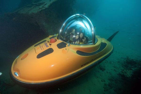 Ausflug der anderen Art: Mit einem privaten U-Boot (hier ein Modell von Worx) die Tiefen des Meeres erforschen