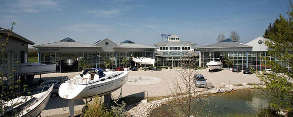 Das Yachtzentrum in Bernau ist Treffpunkt für Segler