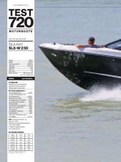 Sea Ray SLX-W 230, Seite 1 von 4