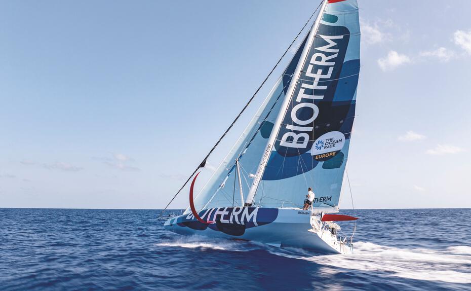 Erfolgskonzept. Das Design der Biotherm erwies sich als optimal für die Bedingungen bei dieser Regatta, ein neuer Satz Foils brachte zusätzliche Power