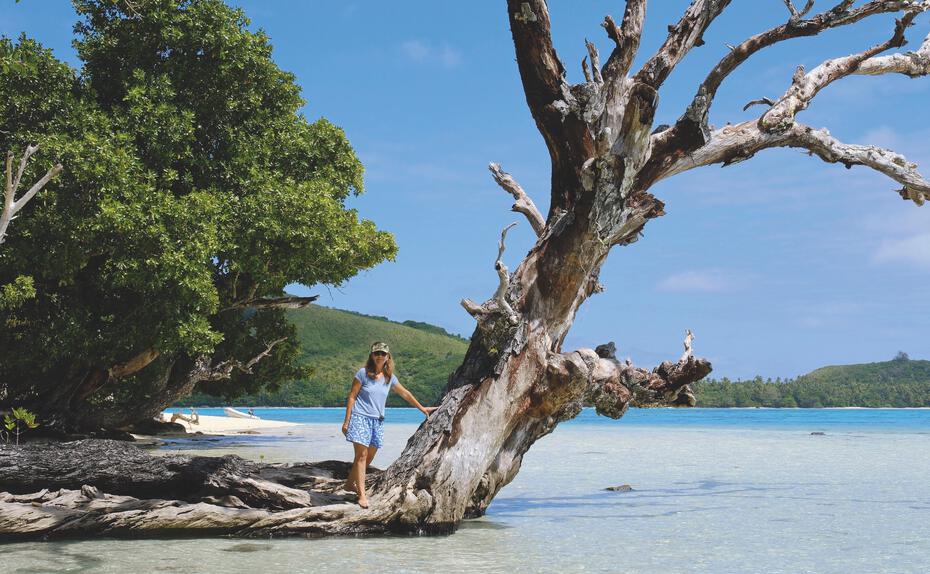 Angekommen. Einsamkeit auf dem unbewohnten Inselchen Vunivesi im Süden des Kadavu-Archipels