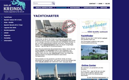 Bild: Web sail.at Kreindl Yachtcharter