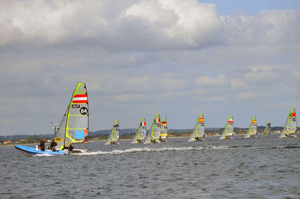 Der Wind bei der EM in Dänemark war sehr instabil und brachte die Teilnehmer oft zur Verzweiflung