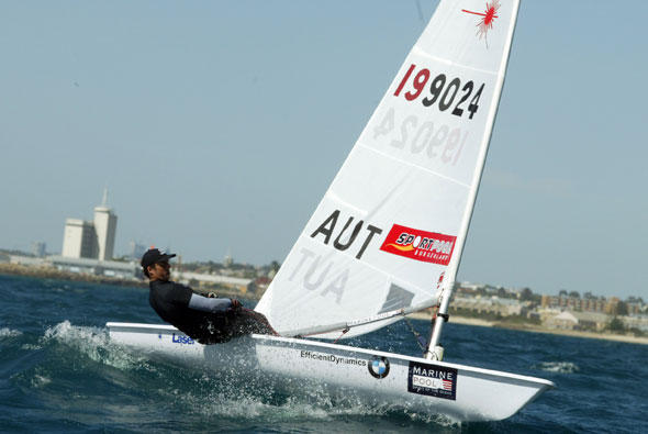 Andreas Geritzer will in Palma aufs Podest; er hat sich in Split auf die Weltucp-Regatta vorbereitet