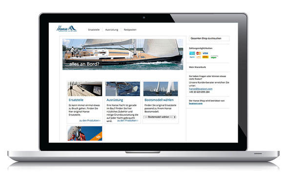 hanse yacht webshop