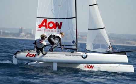 Zajac/Frank peilen im Nacra17 einen Platz am Podium an
