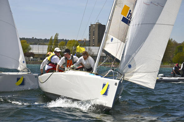 Beim Match Race Grand Prix Bodensee werden Jugendmannschaften bewusst gefördert