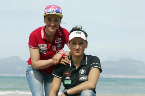 Jolanta Ogar (rechts) ist demnächst Österreicherin und kann gemeinsam mit Lara Vadlau bei den Olympischen Spielen antreten