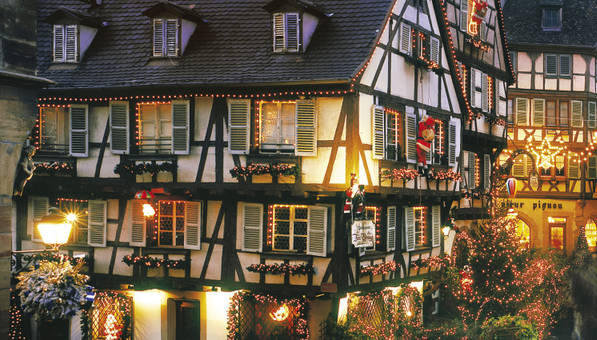 Das vorweihnachtlich geschmückte Strassburg ist einer der Höhepunkte der Flussreise