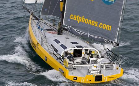 Da war er noch dran, der Mast der Class 40 CAT Phones