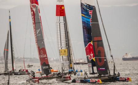 Premiere mit Anstand bewältigt: Hagara und Steinacher werden bei ihrem ersten Auftritt am AC45 Achte