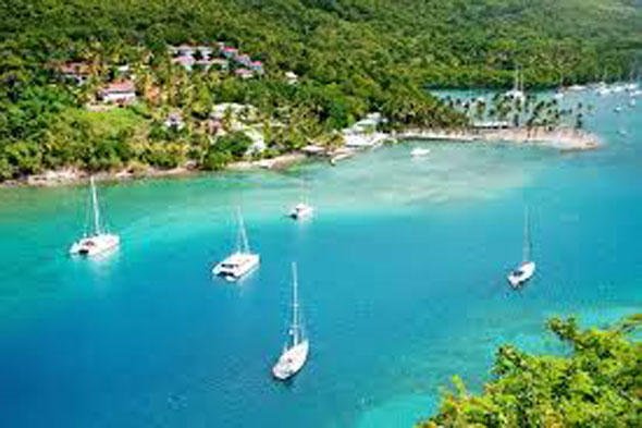Die neue Basis liegt in der Marigot Bay auf St. Lucia
