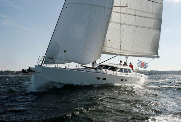 Die Nordic Falcon, ein 2008 bei Knierim Yachtbau in Kiel gebauter Performance Cruiser, wird am Norstream Race teilnehmen