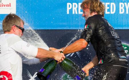 Champagner in Cardiff ¿ leider nicht für das Red-Bull-Team