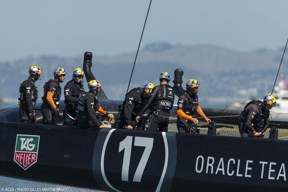 Wird Jimmy Spithill heute wieder jubeln dürfen?