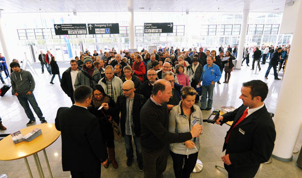 Das neue Hallenkonzept in Hamburg konnte überzeugen. Foto: Hartmut Zielke