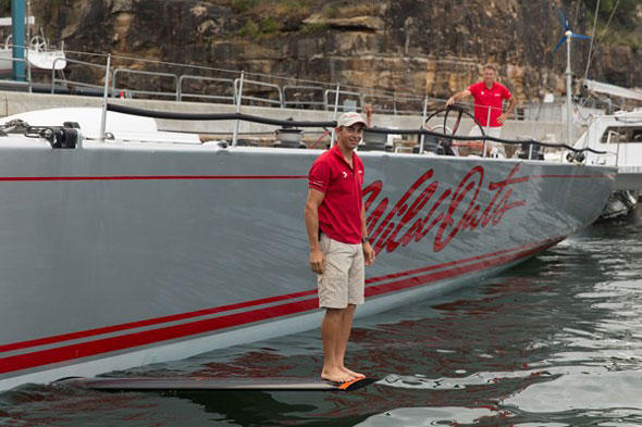 Das Dynamic Stability System soll verhindern, dass die Wild Oats XI im Wellengang unterschneidet