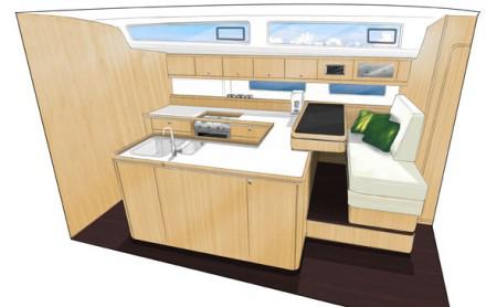 Gelungen in jeder Beziehung: Das Innenleben der Bavaria Cruiser 56 gefällt ebenso wie ihre Segeleigenschaften