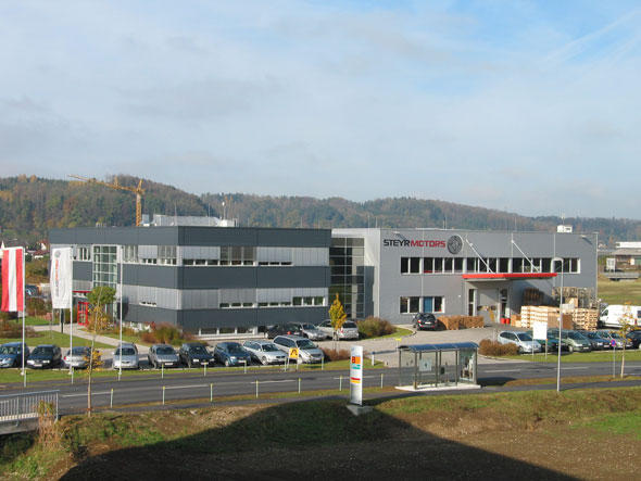 Der Steyr-Motors-Firmenstandort in Steyr soll erhalten bleiben