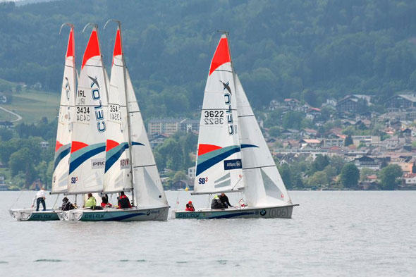 Auch 2013 geben sich bei der Traunsee Woche Hunderte von Seglerinnen und Seglern ein Stelldichein