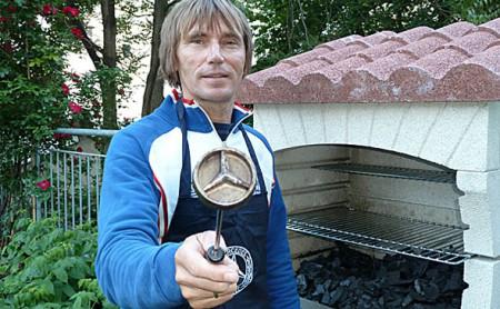 Steaks im Hause Duller werden nunmehr mit dem Stern gebrandet ¿ ein bisserl Werbung für Freunde