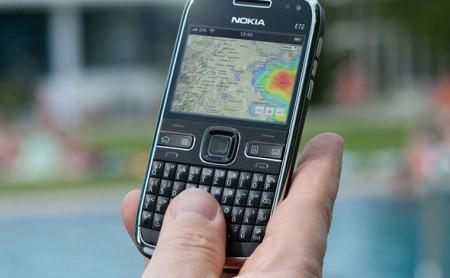 Gewitterzelle im Anmarsch: je röter, desto gefährlicher