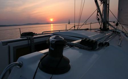 Romantisch, aber nervenaufreibend: Abendwindstille nach dem Start