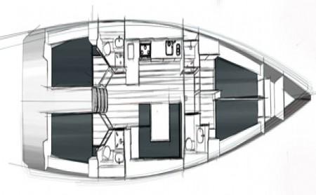 Bavaria Cruiser 44: im Vorschiff umbaubar