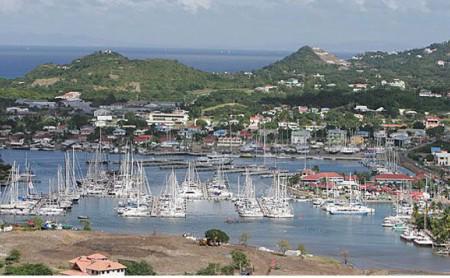 Das Ziel: Die Rodney Bay Marina auf der anderen Seite des Atlantiks