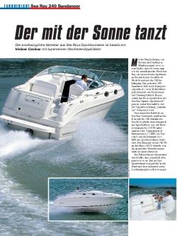 Sea Ray 240 Sundancer, Seite 1 von 2