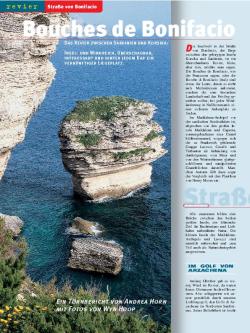 Straße von Bonifacio, Korsika, Sardinien