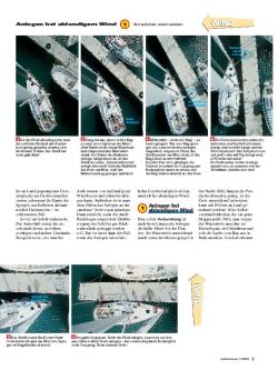 Anlegen Einrumpfyachten