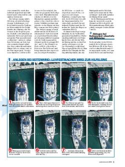 Anlegen Einrumpfyachten