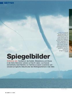 Wasserhosen, Orkanbora in Adria