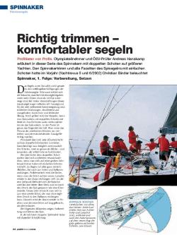 Spinnaker: Das Setzen