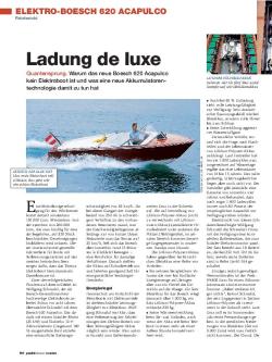 Boesch 620 Acapulco, Elektroboot