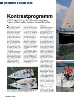 Sportina 25 und Sun 2500