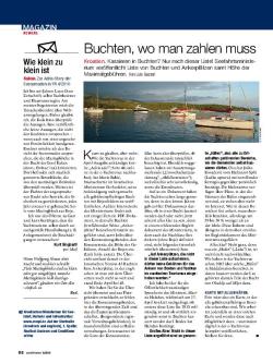 Kroatien. Buchten, wo man zahlen muss