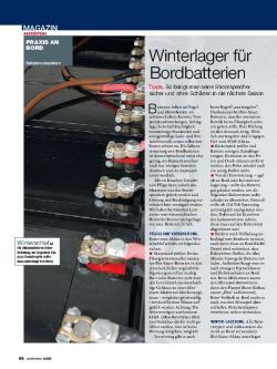 Batterien einwintern
