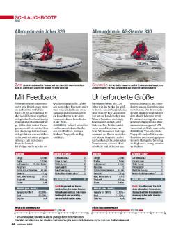 Schlauchboote, 10 Boote zwischen 3,00 und 3,30 Metern im Vergleich, Seite 7 von 8