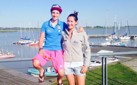 Zum ersten Mal als rein österreichisches Team auf dem Wasser: Lara Vadlau und Jolanta Ogar
