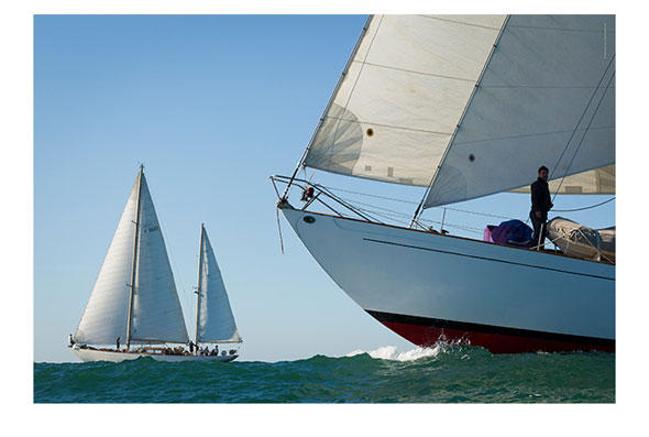 Bei der Panerai Transat Classique treten Yachten aus unterschiedlichen Epochen gegeneinander an