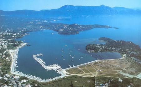 Die Marina Gouvia an der Ostküste von Korfu