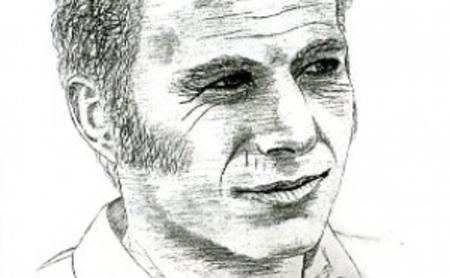 Das Ausstellungscover ziert ein Selbstporträt aus frühen Jahren