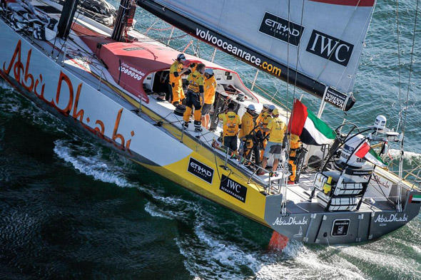 Sieger der ersten Etappe: Abu Dhabi unter Skipper Ian Walker