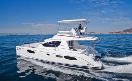 Der Moorings-393-Powercat ist auf Fidalgo Island im Nordwesten der USA stationiert und neuerdings zu chartern