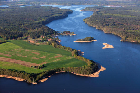 Tolles Hausboot-Revier in Polen: Die Masurische Seenplatte