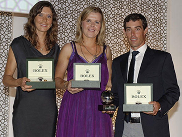 Jo Aleh, Polly Powrie und Mathew Belcher